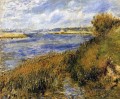 orillas del sena en champrosay Pierre Auguste Renoir Paisajes río